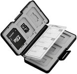 ELECOM Memory case, for 6 SDS and 6 microSDs Piece Shock Resistant Black, CMC-SDCPP12BK