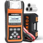 (Upgraded BT705) FOXWELL BT780 Car Battery Tester with Printer - Battery Load Tester 6V 12V 24V Automotive - 100-2000CCA Digital Battery Analyzer for Car Heavy Duty Truck Marine SUV Boat RV and More