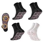 4Pairs Tourmaline Slimming Health Sock Self-Heating Socks Foot Massage Thermotherapeutic Sock for Men Women