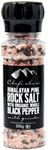 Chef's Choice Himalayan Pink Rock Salt and Organic Black Pepper Grinder, 200 g