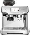 Breville the Barista Touch Espresso Machine with Grinder & Auto Milk Frother, Espresso Maker with Touchscreen & Seconds Heat Up, Cappuccino & Latte Machine for Home, BES880BSS, Brushed Stainless Steel