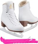 Jackson Ultima JS1490 Mystique Womens Figure Ice Skates/Color: White/Width: Medium/Size: Adult 9