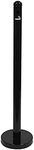 American Metalcraft SPRV2 Free-Standing Smoker Pole, Cigarette Butt Receptacle, Black