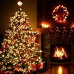 Christmas, Fireplace 4K Live Wallpaper