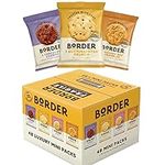 Border Biscuits Mini Pack | Individually Wrapped Delicious Crunch Cookies Assortment of Butterscotch, Viennese Whirls, Golden Oat Crumble, Chocolate Biscuits - 48 Pack Luxury Gift Box by DIRECT MART