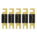 ETOPARS 5 X 250A Plated ANL Fuse Auto Stud Fuses 100A AMP Gold Blade Car Audio Stereo Amplifier Inverter