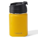 Vitality - Vacuum Insulated Stainless Steel Travel Mug (300ml, Yellow) Leak-Proof, Sweat-Proof Bottle | Travel Mugs for Hot and Cold with Lid | Tea/Coffee Mug | VAHDAM