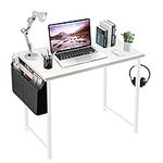 Lufeiya White Small Desk for Bedroo