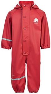 CeLaVi One Piece Rain, Snow, and Mud Coat and Pants, Lightweight Shell, Weather Proof Outerwear for Children and Toddlers