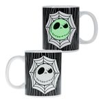 Paladone Jack Skellington Glow in the Dark Mug - Officially Licensed Disney Collectible Gift for Nightmare Before Christmas Fans, Ceramic Tea Cup, 300 ml (10 fl oz)