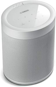 Yamaha MusicCast 20 Diffusore Bluetooth – Speaker wireless multi-room per l'ascolto di musica in streaming – WiFi dual band integrato, Bluetooth Ver. 4.2 + EDR / A2DP, AVRCP, bianco