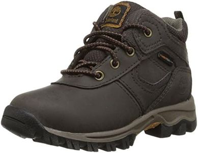 Timberland boys Mt. Maddsen Mid Waterproof - Chukka Boot, Dark Brown, 6 Big Kid US
