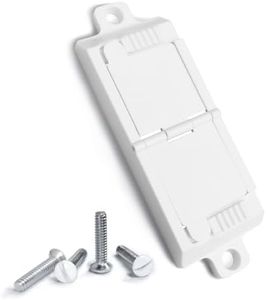 Rocker Switch Plate Cover Guard, ILIVABLE Child Proof Light Switch Guard Protects Your Lights or Circuits from being Accidentally Turned On or Off by Children and Adults (2 Pack White)