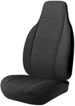FIA TRS42-86 Black TRS40 Solid Wrangler Solid Black Seat Cover (Rear Split Seat 60/40/Saddle Blanket)