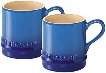 Chasseur La Cuisson Petit Espresso Cups 2 Piece Set, Blue