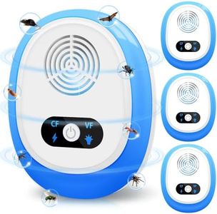Ultrasonic Pest Repeller, 4PCS Upgraded Powerful Mouse Repellent plug in Pest Control, Effective Against for Mice, Rats, Spiders, Cockroaches, Ants, Mosquitoes, Mouse Repellent