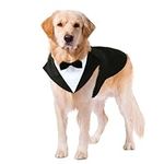 Kuoser Dog Tuxedo Dog Suit and Band