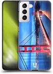 Head Case Designs Golden Gate Bridge San Francisco Best Of Places Set 3 Hard Back Case and Matching Wallpaper Compatible With Samsung Galaxy S21 5G