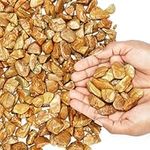 Belle Vous Brown Decorative Natural Pebbles - 3.5kg/7.7lbs Mini Assorted Stones - Decorative River Gravel for Vase Filler, Garden Plant Pots & Aquariums
