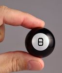Worlds Smallest Magic 8 Ball - Miniature Version of the Classic Fortune Teller Toy. Fully Playable and Accurate to the Original - Includes 10 Positive, Negative, and Neutral Answers,SI514