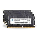 Adamanta 64GB (4x16GB) Memory Upgrade Compatible for HP ZBook Studio G3 Laptop Notebook DDR4 2133Mhz PC4-17000 SODIMM 2Rx8 CL15 1.2v RAM