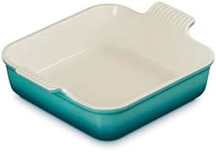 Le Creuset Stoneware Heritage Square Dish, 3 qt. (9"), Riviera