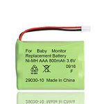 for Summer Infant Baby Monitor Replacement Battery for Summer Infant Wide View 28650 29000 29000A & Clear Sight 29040 29030 Parent Handheld 3.6V 800mA