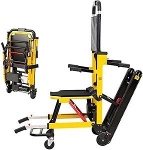 LMEILI Sedia a rotelle mobile per evacuazione medica, elettrica, Montascale per anziani disabili, pieghevole per scale consente a disabili e anziani di cambiare facilmente