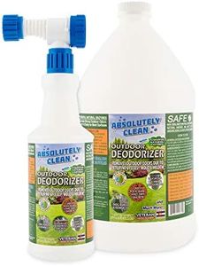 Amazing Outdoor Deodorizer odor eliminator Natural Enzyme Just Spray & Walk Away Grass, AstroTurf, Dog Runs, Patios, Decks, Fences & More Vet Approved - odor eliminator for strong odor