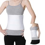 S Abdominal Binder Post Surgery for Men and Women, Postpartum Tummy Tuck Belt Provides Slimming Bariatric Stomach Compression,High Elasticity, Breathable - (30" - 45") 3 Panel - 9"