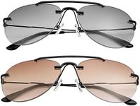 2 Pairs Bifocal Reading Sunglasses 