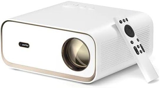 WANBO X5 Full HD Native 1080P 4K HDR, 20000 Lumens | Projector for Home Android 9.0 Quad Core CPU (1GB +16GB) | Fully Automatic | 10W Speaker | WiFi 6, Dual Bluetooth (In-Out) | Outdoor Cinema | White