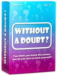 Shot in the Dark Without a Doubt? A hilarious quiz game of ridiculous questions, guesswork and family fun | 2+ players | Adults & Kids