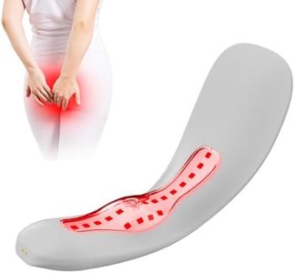 Portable Hemorrhoids Comfort Device for Long Sitting & Game Nights, Rechargeable Seat Area Support with Gentle Light & Warmth for Home Smart App Control