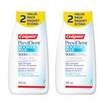 Colgate PreviDent 5000 ppm Booster Plus Toothpaste - Spearmint, 100mL - Fluoride Enamel Protection, Sensitive Teeth Relief, Travel Size - Dentifrice for Daily Oral Care (2 pack)