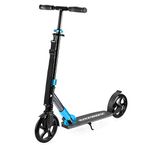 Osprey XS2 Big Wheel Scooter – Kids and Adults Folding Commuter Scooter with Adjustable Handlebars, Blue