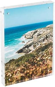 HMF 46973 - Cadre photo magnétique - En verre acrylique - Transparent - 15 x 21 cm