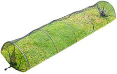 DIVCHI Cloche Net Grow Tunnel Plant Cover Black - Lasting Protection Against Birds, Deer and Other Pests