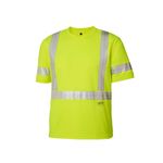 Pioneer Hi Vis Safety T Shirt for Men - Reflective Tape - High-Visibility Short Sleeve T-Shirt – Cool, Breathable, Lightweight Tee – Orange or Yellow/Green