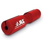 JLL Foam Barbell Squat Pad (Red) - Neck & Shoulder Protective Pad - Great for Squats, Lunges, Hip Thrusts, Weight lifting & More - Fit 50mm and Olympic Bars Perfectly (Red)