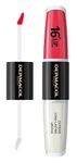 NEW Dermacol - 16-Hour Lip Colour, Highly Pigmented Glossy Lip Stain, Two-Phase Lip Plumper Gloss, Kissproof Lip Makeup Products with Matte and Glitter Finish, n. 35, Sugar Plum