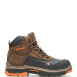 Wolverine Men's Overpass 6" Composite Toe Waterproof Work Boot, Summer Brown, 12 W US