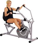 Sunny Health and Fitness Magnetic Recumbent Bike Exercise Bike, 160 KG (350 LB) High Weight Capacity, Cross Training, Arm Exercisers, Monitor, Pulse Rate Monitoring - SF-RB4708