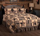 VHC Brands Bingham Star 9374 Quilt, Queen