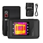 HIKMICRO PocketE Thermal Imaging Camera 240 x 240 SuperIR High Resolution with Visual Camera, SuperScene™, 25 Hz, Thermal Camera with Wi-Fi, 3.5" Touch Screen, 96 x 96 IR Resolution, -4°F to 662°F