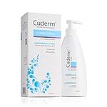 Cuderm Lotion 500ml - Alcohol Free All Over Body Moisturiser for Dry Skin, Eczema | Colloidal Oatmeal | Hypoallergenic | Vegan | Unscented | Steroid Free | SLS Free | Cruelty Free