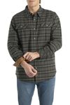 Legendary Whitetails Men's Legendary Flannel Shirt, Cool Army Melange, Large, Cool Army Melange, Large