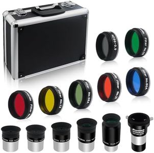 Astromania 1.25" Eyepiece and Filter Kit Deluxe Version - Truly an Instant observing kit, and Represents an Incredible Value Over Buying Even a Few of The Items Individually