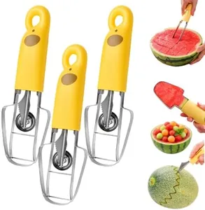 4-in-1 Watermelon Cutter Slicer Tool,Stainless Steel Watermelon Cutter，3