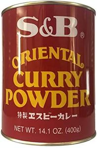 S&B Japanese Oriental Curry Powder オリエンタルカレーパウダー, Commercial Bulk Size Tin - 14.1 Ounce (400 Gram)